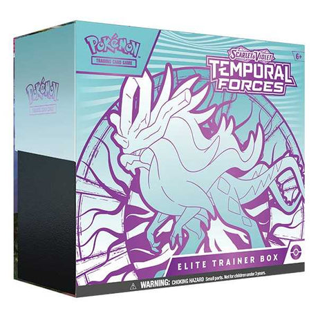 Pokémon TCG: Scarlet & Violet 5 - Temporal Forces - Elite Trainer Box: Walking Wake and Iron Leaves CASE of 10